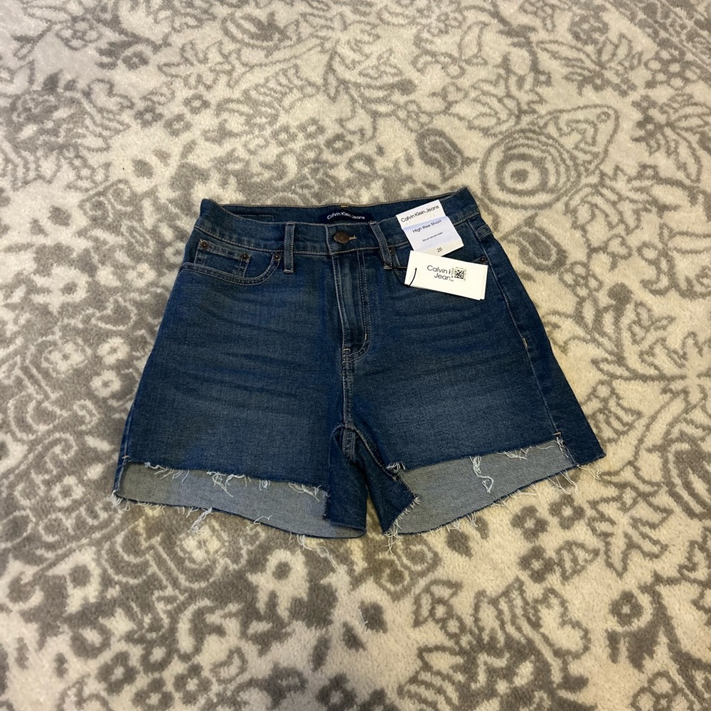 NWT Calvin Klein Jeans High Waist Jean Shorts